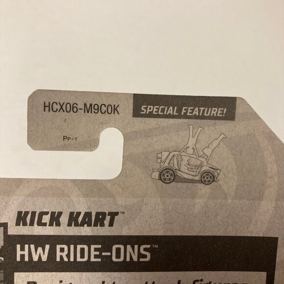 Hot Wheels "Kick Kart" 90/250 HW Ride-Ons 5/5 HCX06 Blue 2022 Dune Buggy - Picture 4 of 10